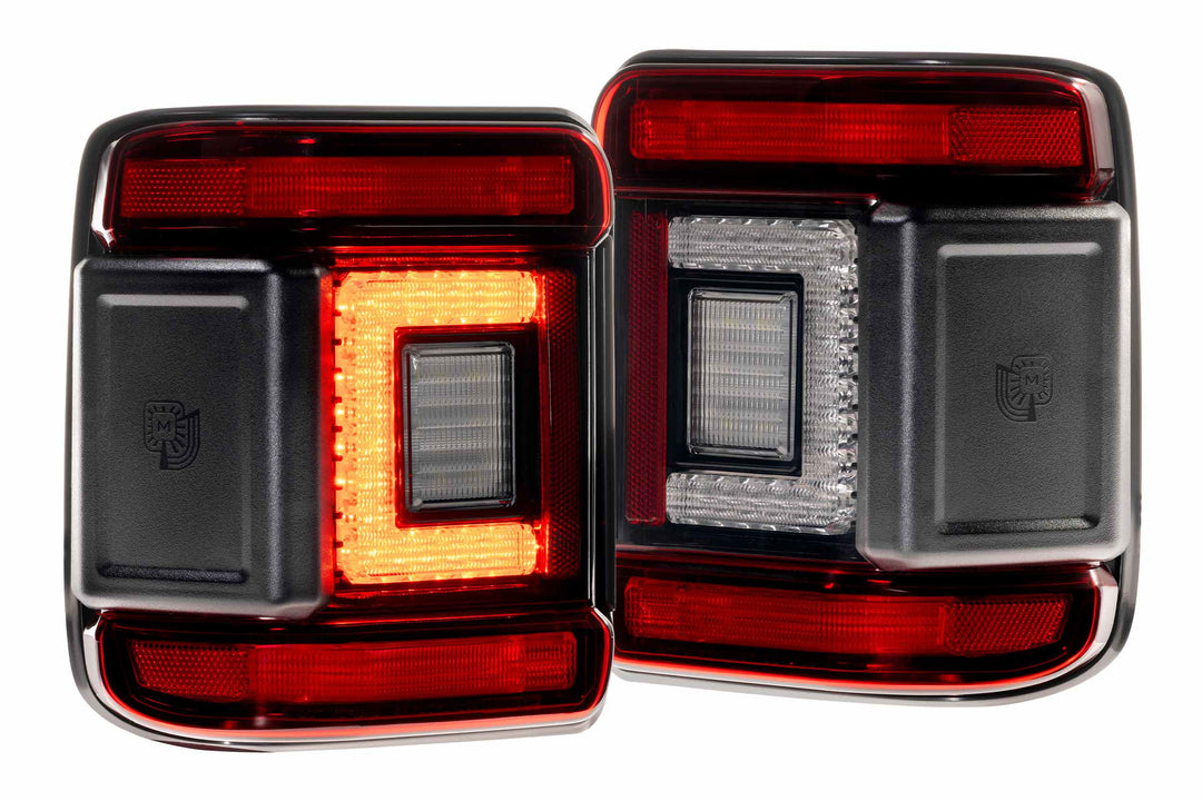 Jeep Wrangler JL (2018+): Morimoto XB Low Profile Tail Lights (Red)