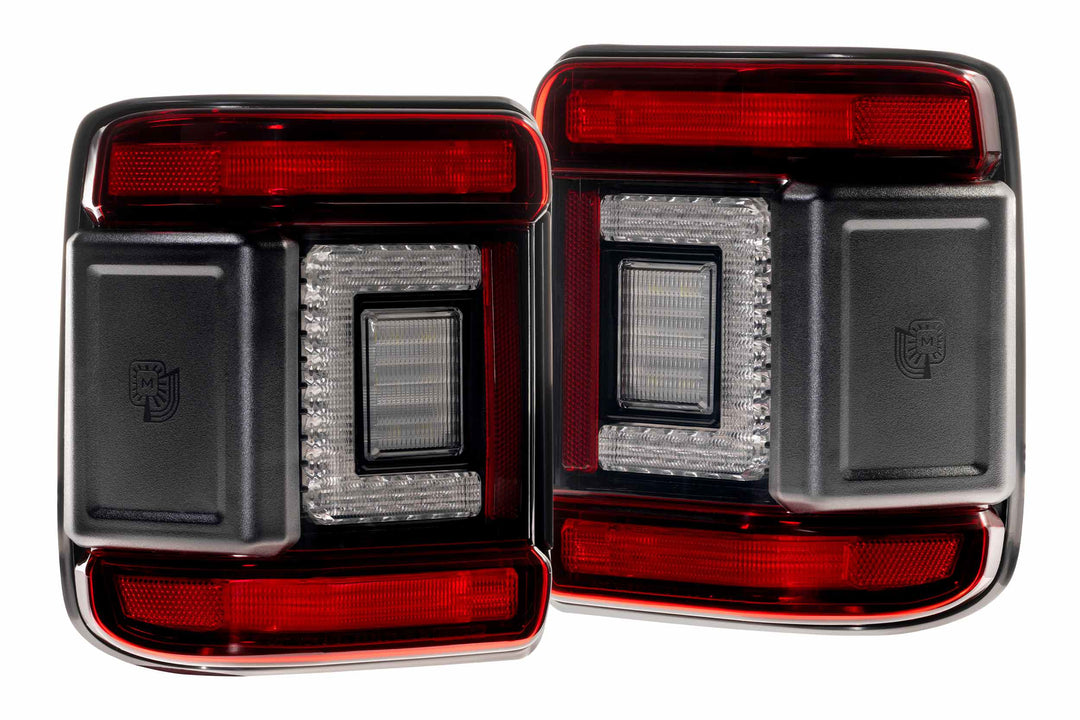 Jeep Wrangler JL (2018+): Morimoto XB Low Profile Tail Lights (Red)