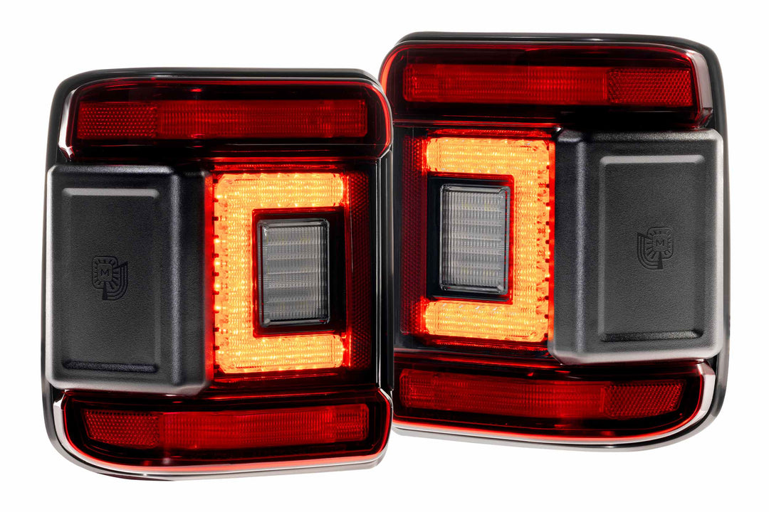 Jeep Wrangler JL (2018+): Morimoto XB Low Profile Tail Lights (Red)