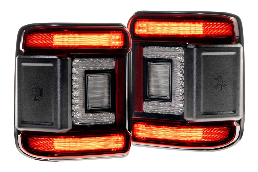 Jeep Wrangler JL (2018+): Morimoto XB Low Profile Tail Lights (Red)