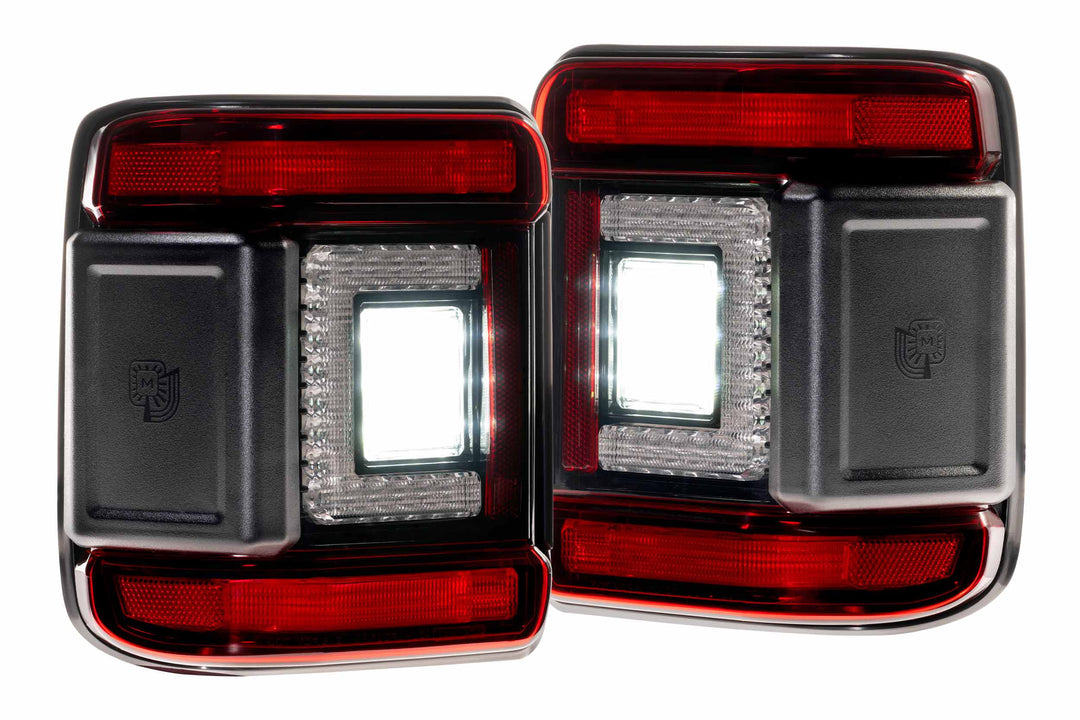 Jeep Wrangler JL (2018+): Morimoto XB Low Profile Tail Lights (Red)