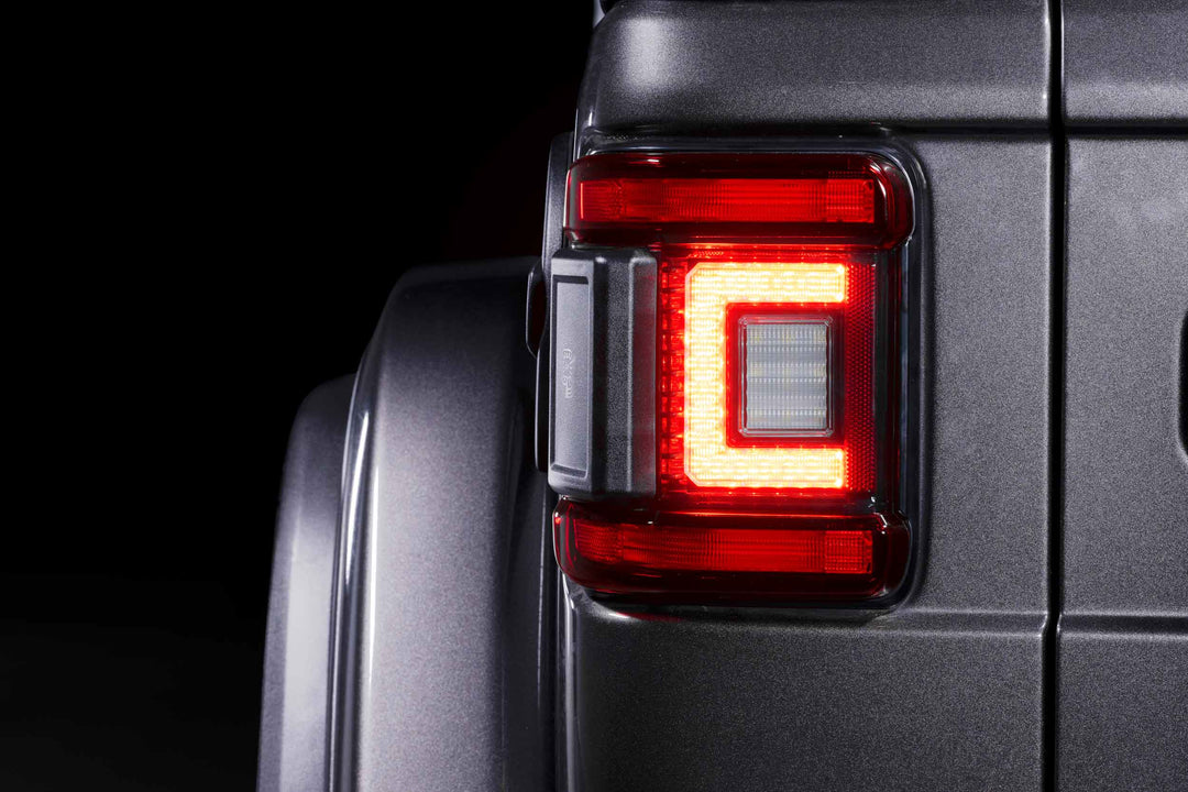 Jeep Wrangler JL (2018+): Morimoto XB Low Profile Tail Lights (Red)