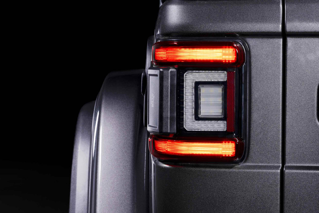 Jeep Wrangler JL (2018+): Morimoto XB Low Profile Tail Lights (Red)