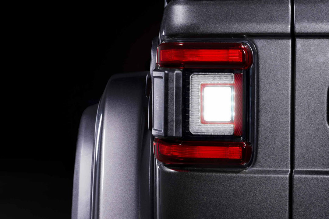 Jeep Wrangler JL (2018+): Morimoto XB Low Profile Tail Lights (Red)