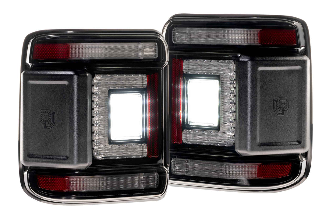 Jeep Wrangler JL (2018+): Morimoto XB Low Profile Tail Lights (Smoked)