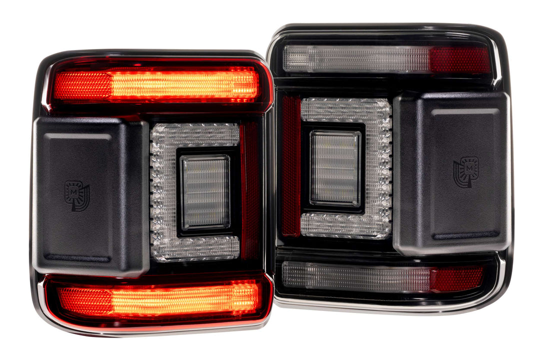 Jeep Wrangler JL (2018+): Morimoto XB Low Profile Tail Lights (Smoked)