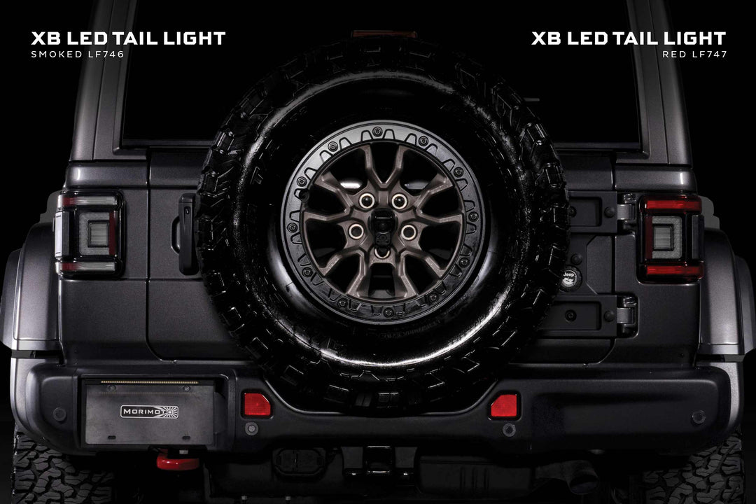 Jeep Wrangler JL (2018+): Morimoto XB Low Profile Tail Lights (Smoked)