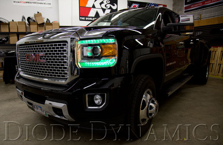 2014-2019 GMC Sierra RGBW DRL LED Boards Diode Dynamics-dd2010-2