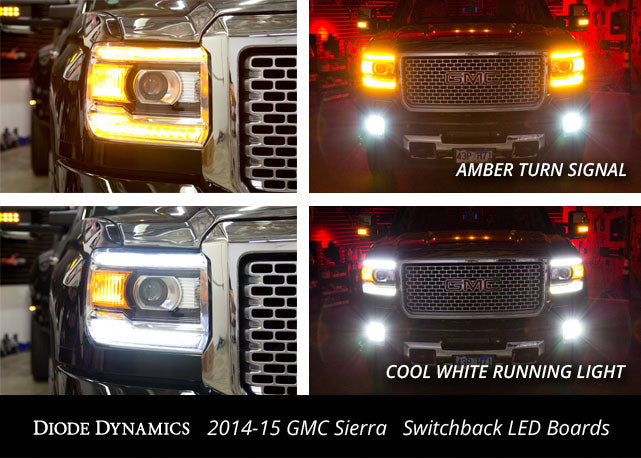 2014-2019 GMC Sierra SB DRL LED Boards Diode Dynamics-dd2011-5