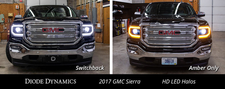 2016-2018 GMC Sierra 1500 LED Halos Diode Dynamics-dd2177-2