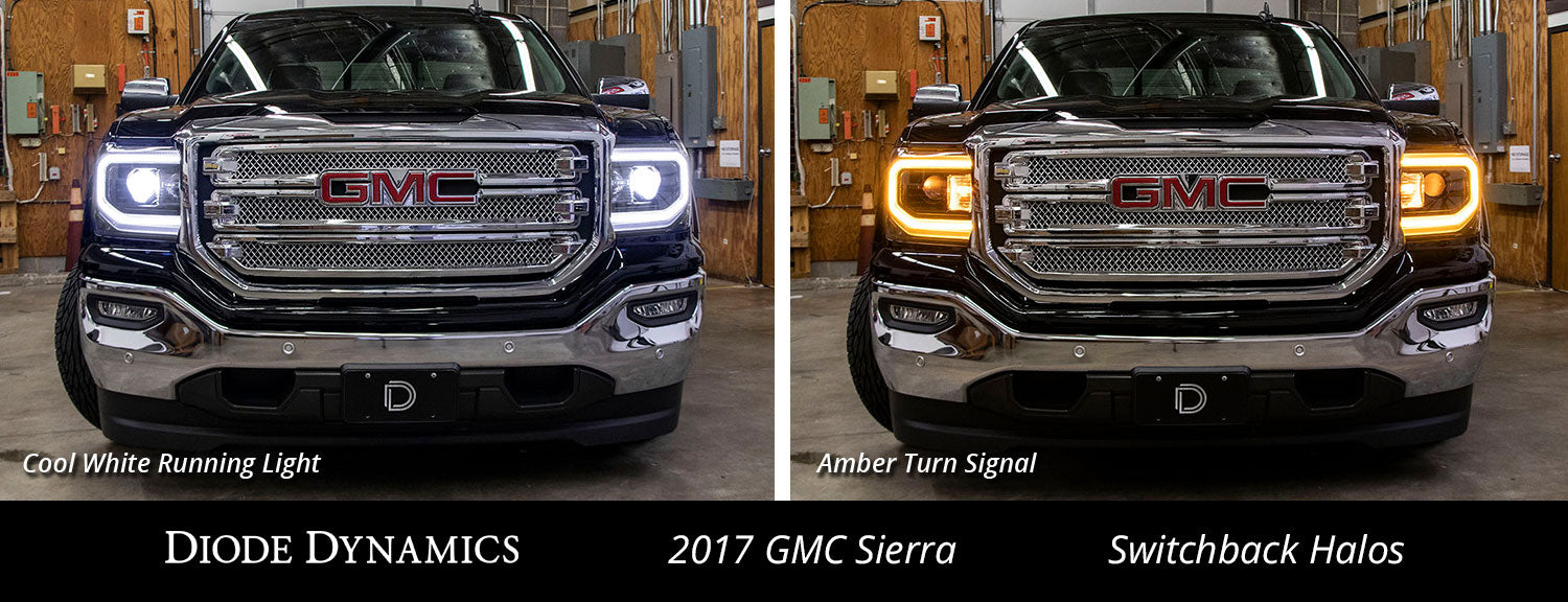 2016-2018 GMC Sierra 1500 LED Halos Diode Dynamics-dd2177-3