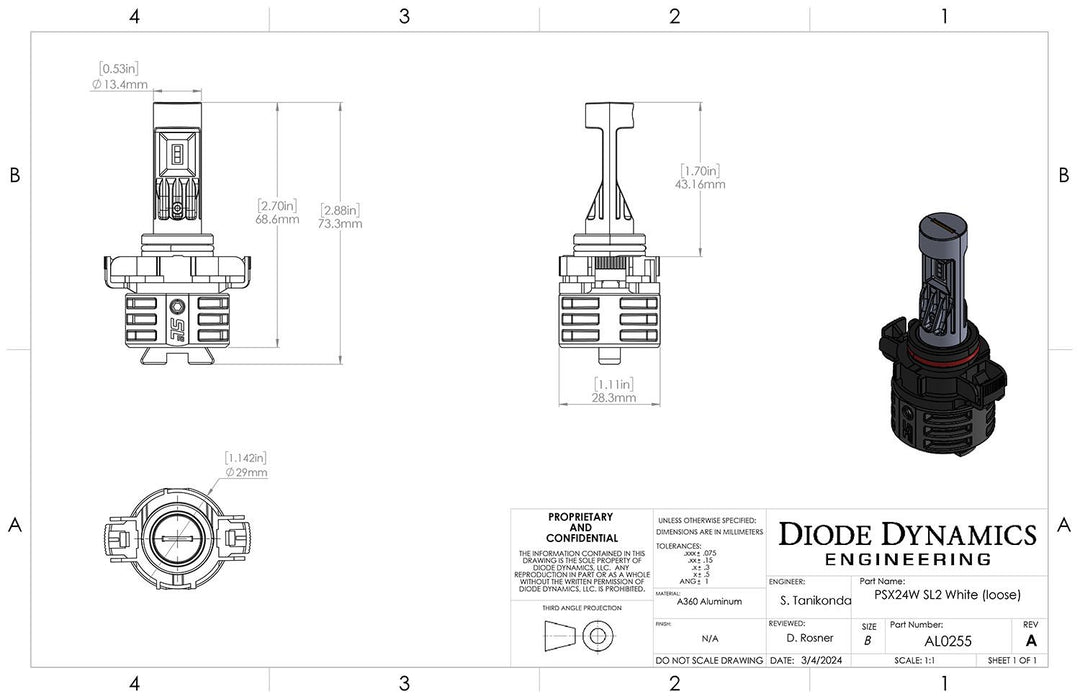 5202/PSX24W SL2 LED Bulbs-7