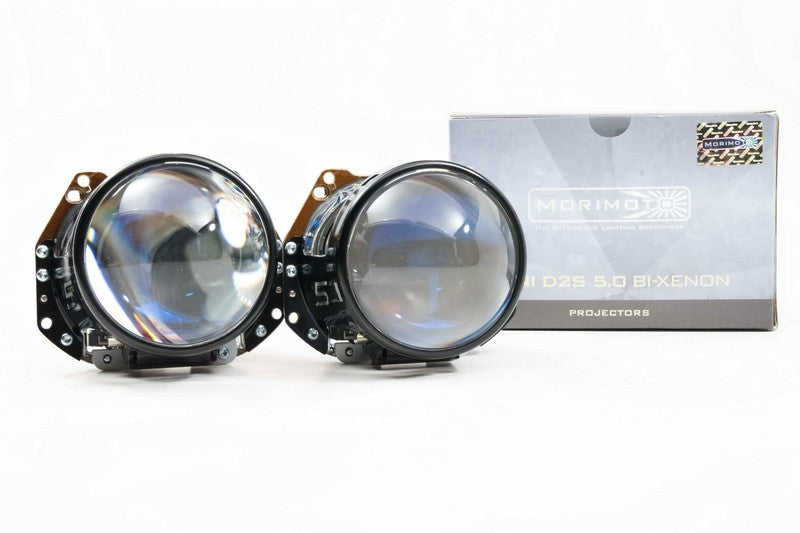 Bi-Xenon: Morimoto Mini D2S 5.0: (Round Lens/LHD)-PR56-3