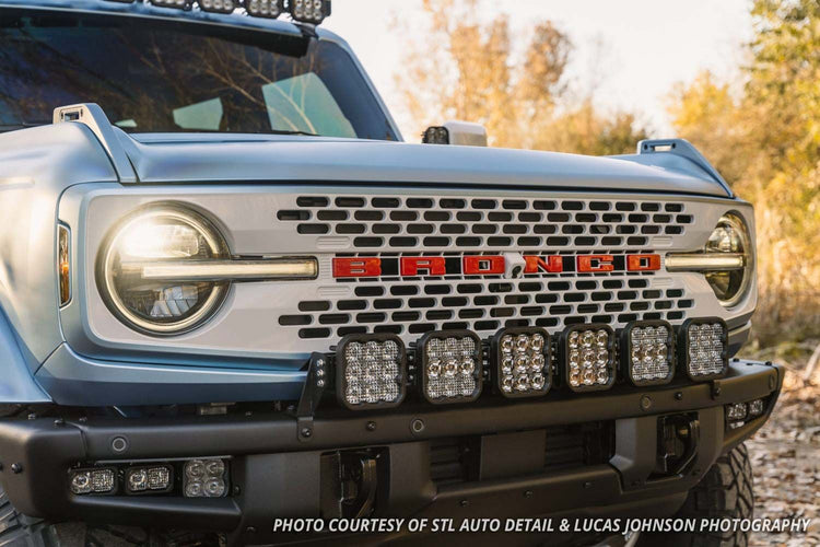 Bronco 2021+ SS5 6-Pod CrossLink Grille Lightbar Kit-1