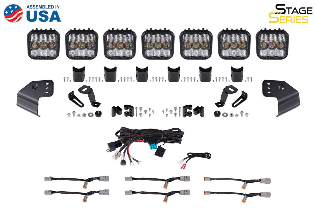 Bronco 2021+ SS5 CrossLink Windshield Lightbar Kit-3