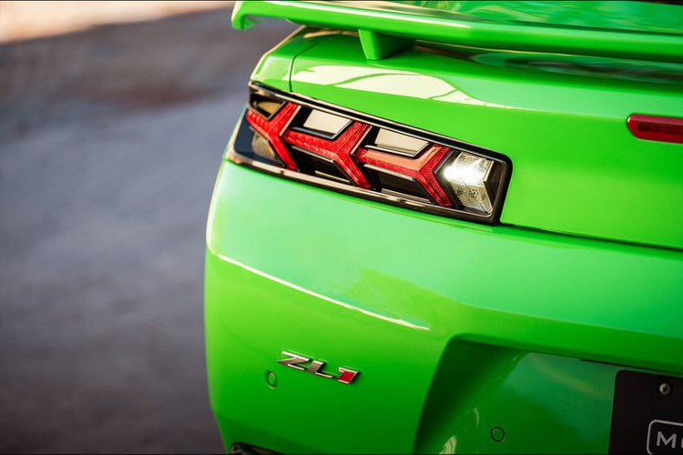 Chevrolet Camaro (16-18) (Pair / Lambo / Red): Morimoto XB LED Tails-LF400-1