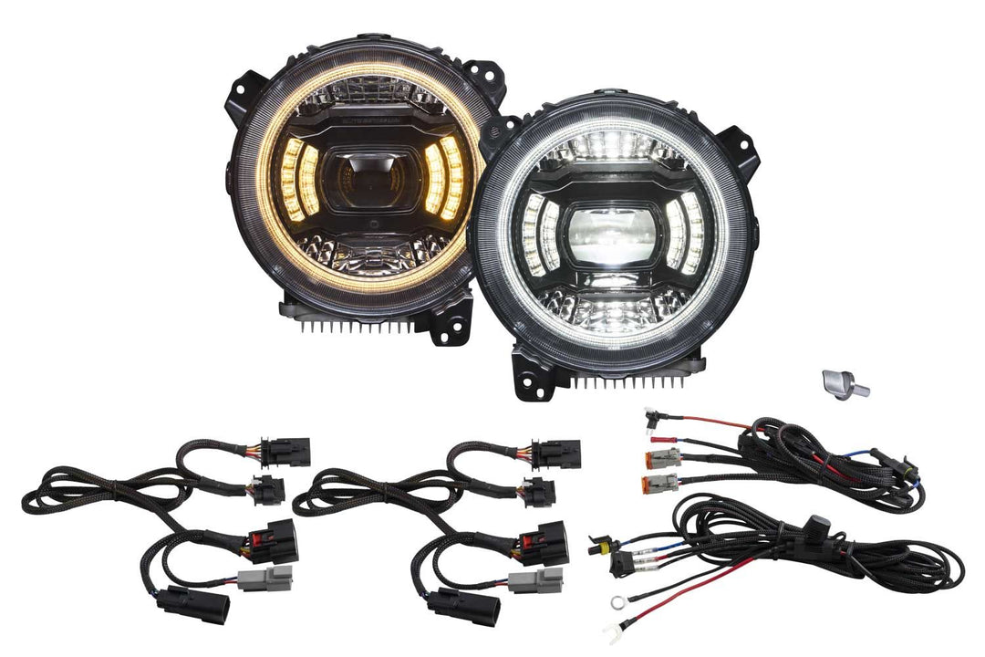 Elite LED Headlamps for 2018+ Jeep JL Wrangler-1