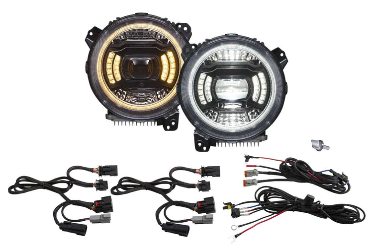 Elite LED Headlamps for 2018+ Jeep JL Wrangler-1