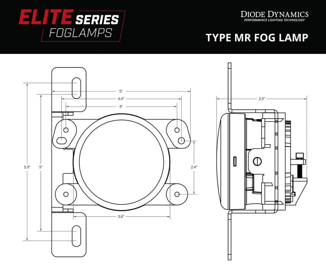 Elite Series Fog Lamps for 2018+ Jeep JL Wrangler Rubicon w/ Steel Bumper (pair)-8