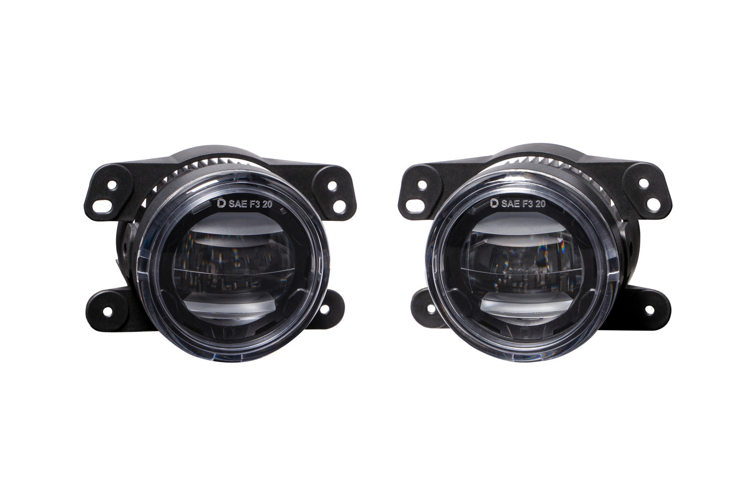 Elite Series Fog Lamps for 2018+ Jeep JL Wrangler Sahara/Rubicon w/ Plastic Bumper (pair)-DD5130P-esf-1634-2