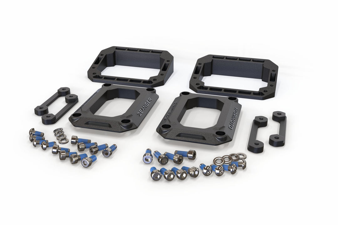 Flush or Angled Mounting Kit: Morimoto 2Banger-BAF147-3