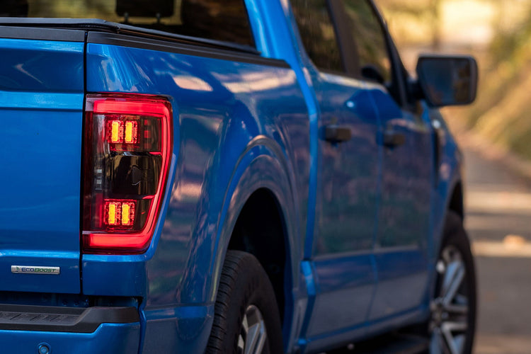 Ford F150 (2021+) (Pair / BLIS / Red): Morimoto XB LED Tails-LF734-1