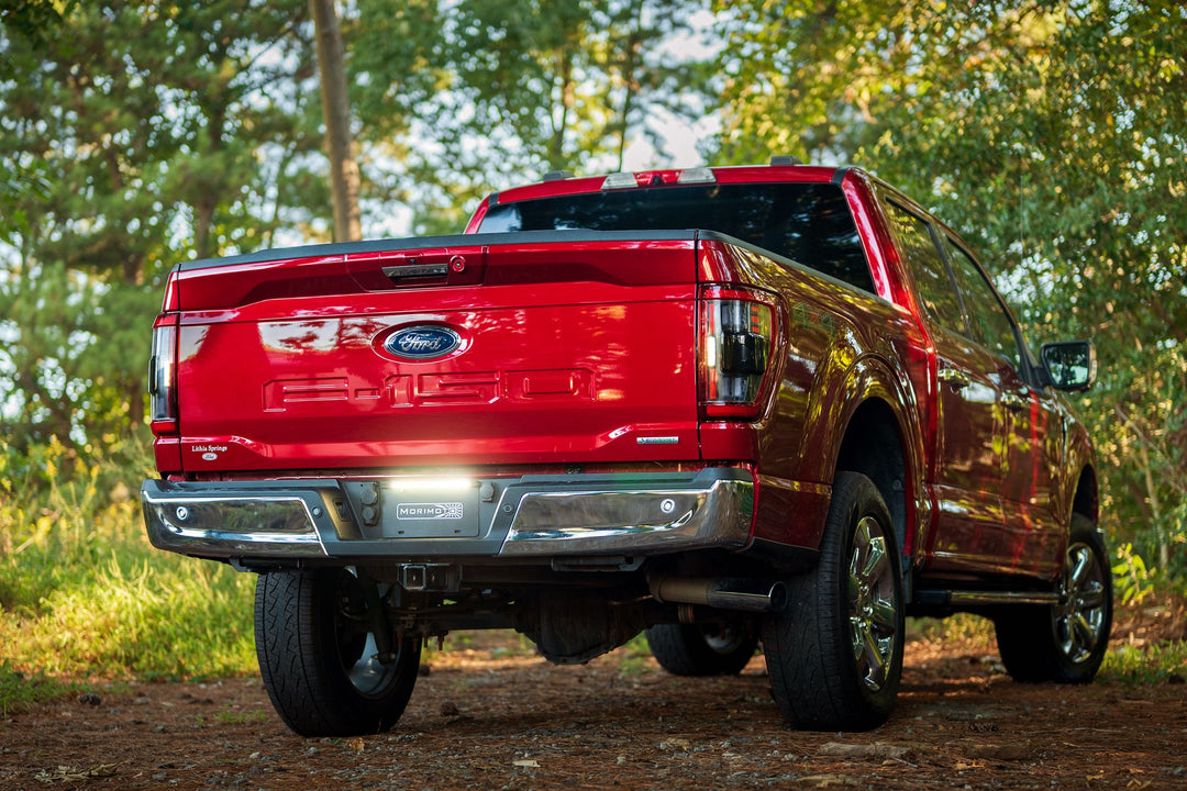 Ford F150 (2021+) (Pair / BLIS / Smoked): Morimoto XB LED Tails-LF735.2-11