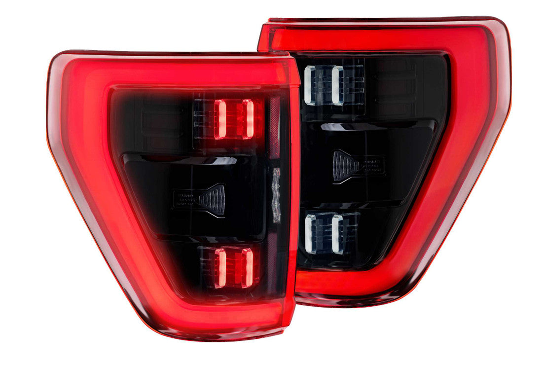 Ford F150 (2021+) (Pair / BLIS / Smoked): Morimoto XB LED Tails-LF735.2-9