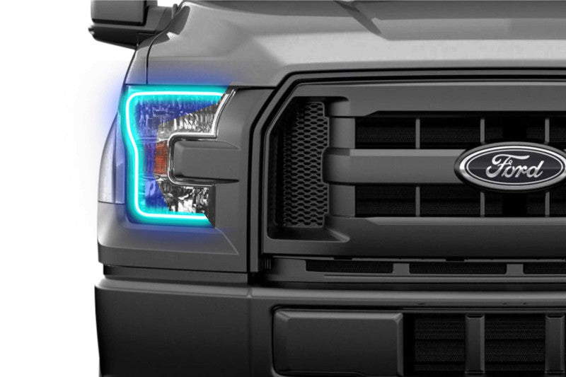 Ford F150 w/o OEM LED (15-17): Profile Prism (RGB) Fitted Halos (Kit)-LED50-1