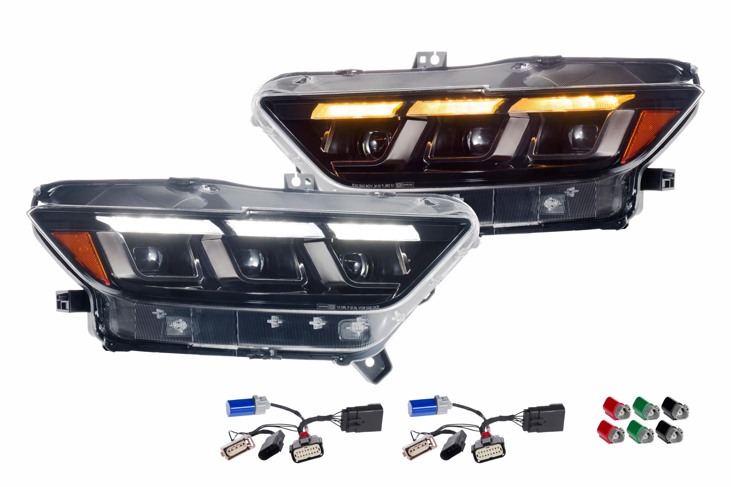 Ford Mustang (15-17) (Gen II / Set): Morimoto XB LED Headlights-LF2-410-2