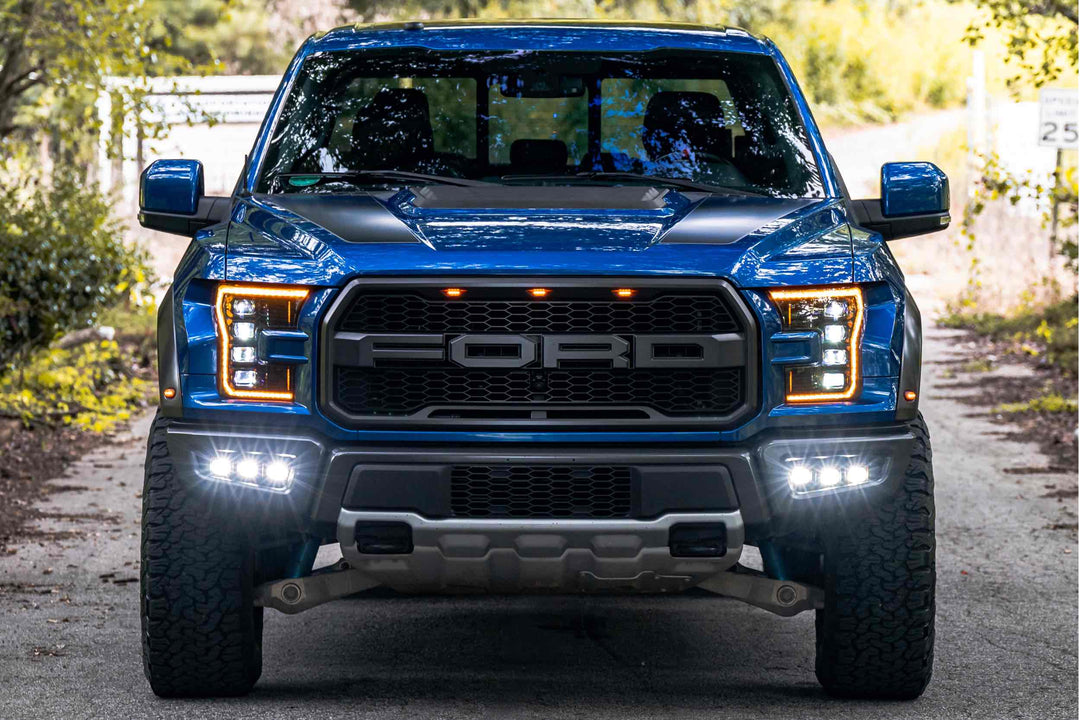 Ford Raptor (16-21): Morimoto XB LED Headlights (Amber DRL/ Gen 2)-LF502-A.2-ASM-1