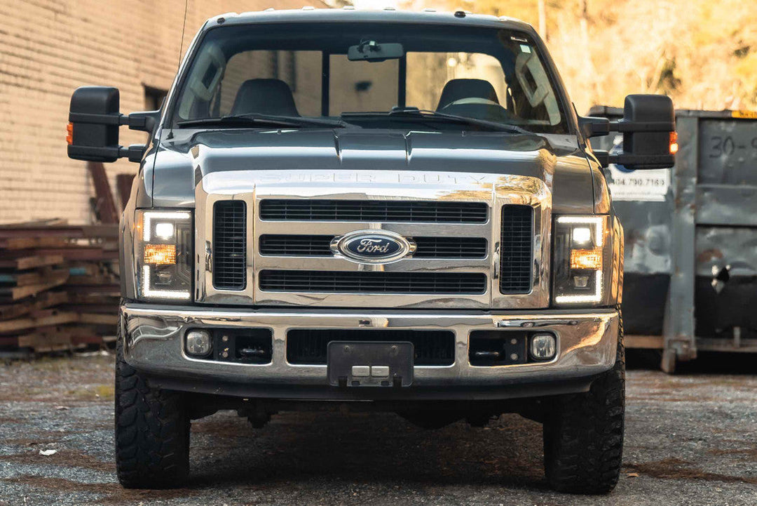 Ford Super Duty (08-10): Morimoto XB Hybrid LED Headlights-LF555-1