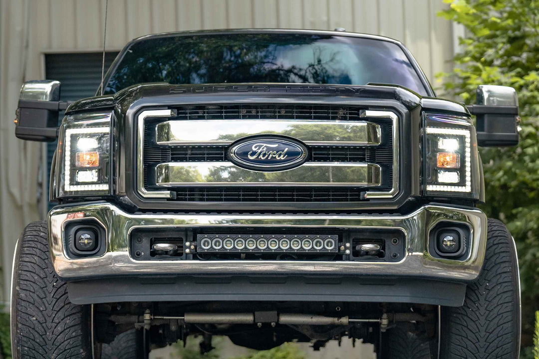 Ford Super Duty (11-16): Morimoto XB Hybrid LED Headlights-LF553-1