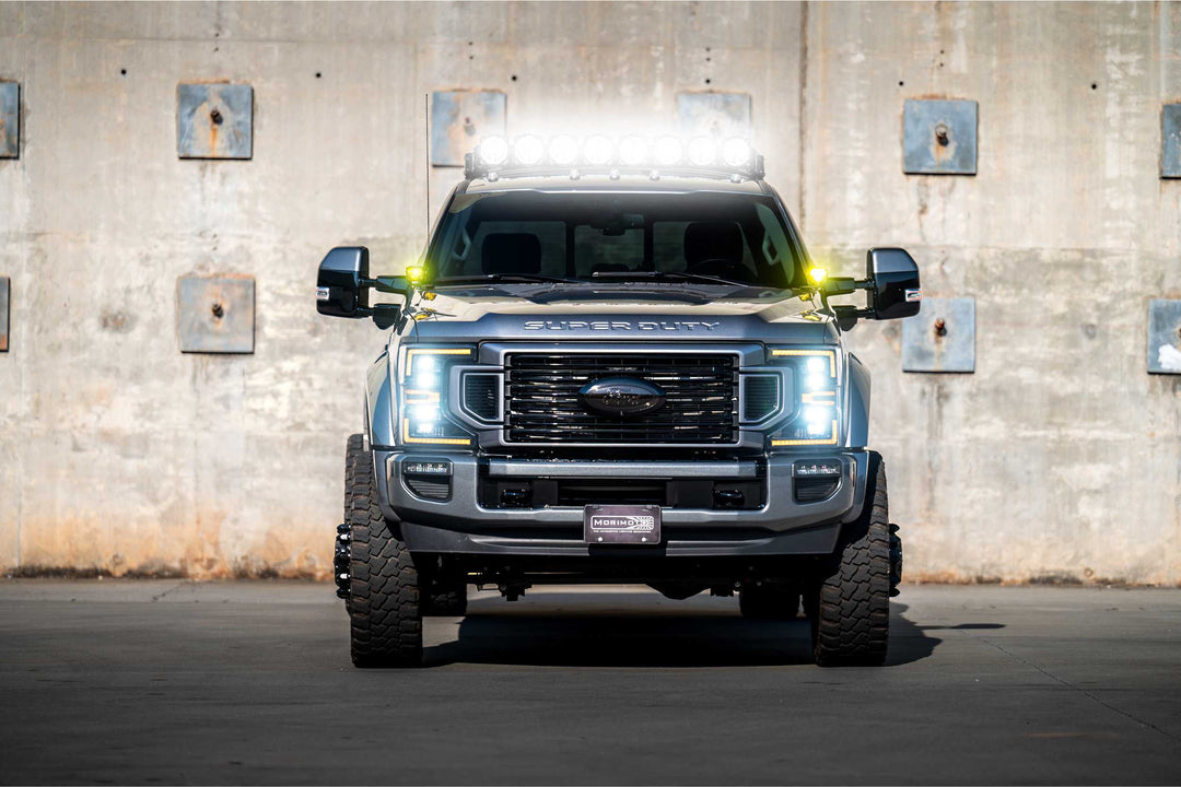 Ford Super Duty 2020-2022: Morimoto XB LED Headlights (Amber DRL)-LF508-A-11