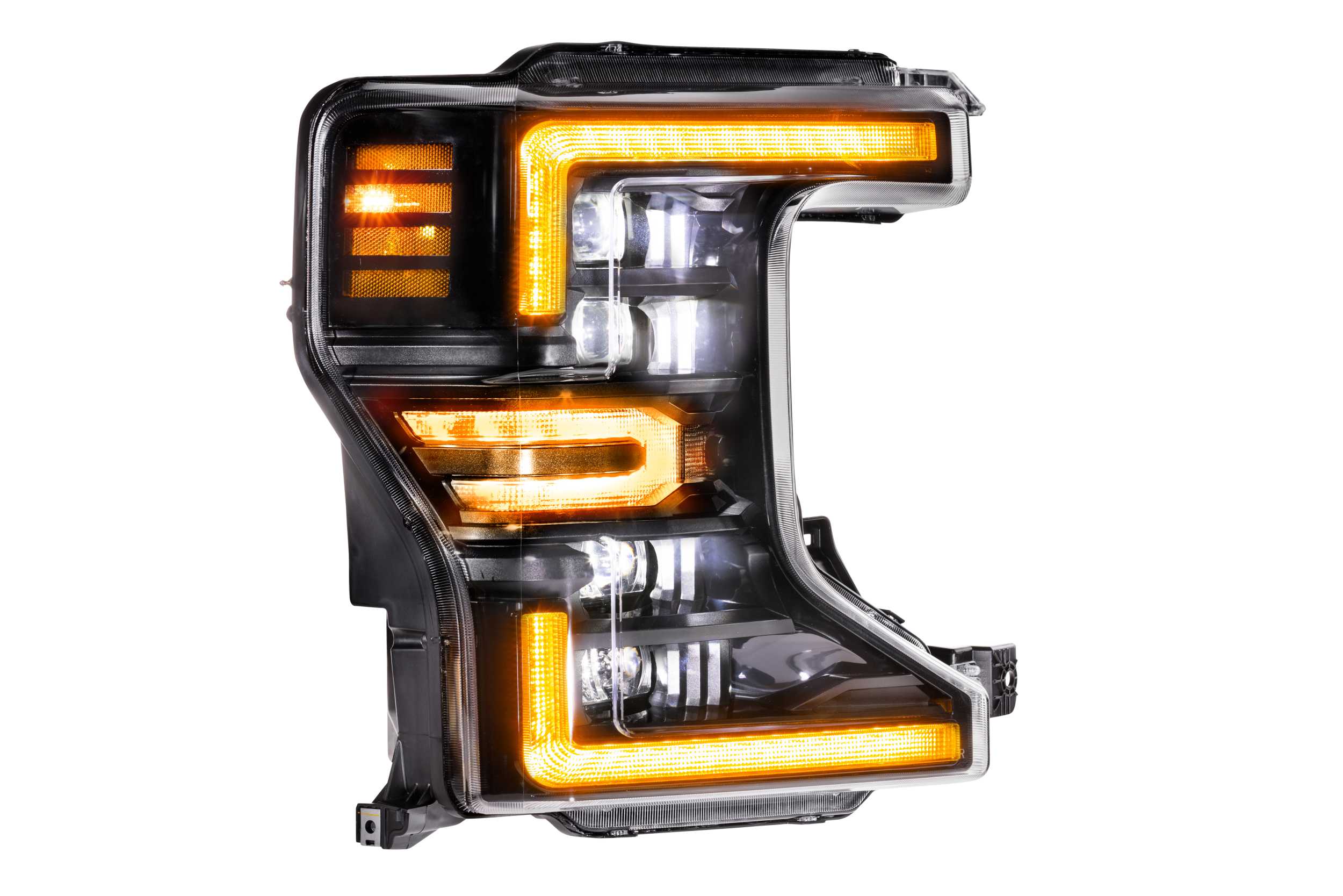 Ford Super Duty 2020-2022: Morimoto XB LED Headlights (Amber DRL)-LF508-A-3