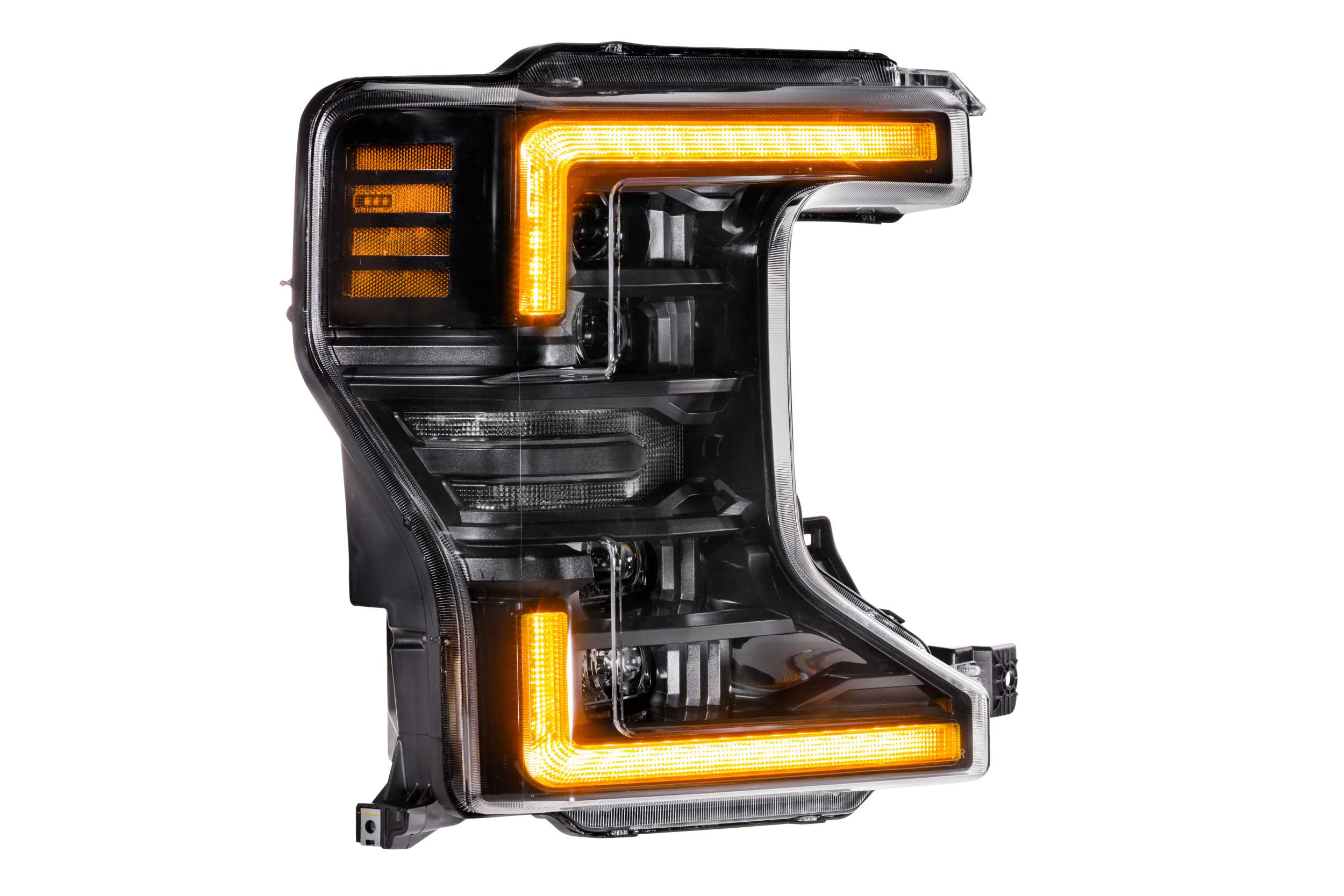 Ford Super Duty 2020-2022: Morimoto XB LED Headlights (Amber DRL)-LF508-A-4