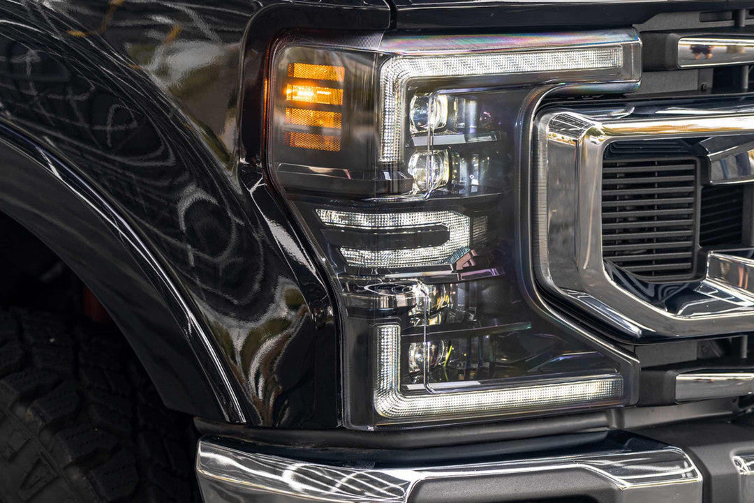 Ford Super Duty 2020-2022: Morimoto XB LED Headlights (White DRL)-LF508-14