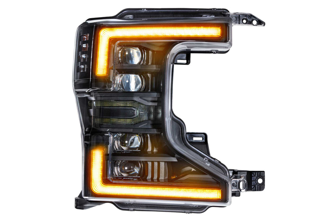 Ford Super Duty 2020-2022: Morimoto XB LED Headlights (White DRL)-LF508-5