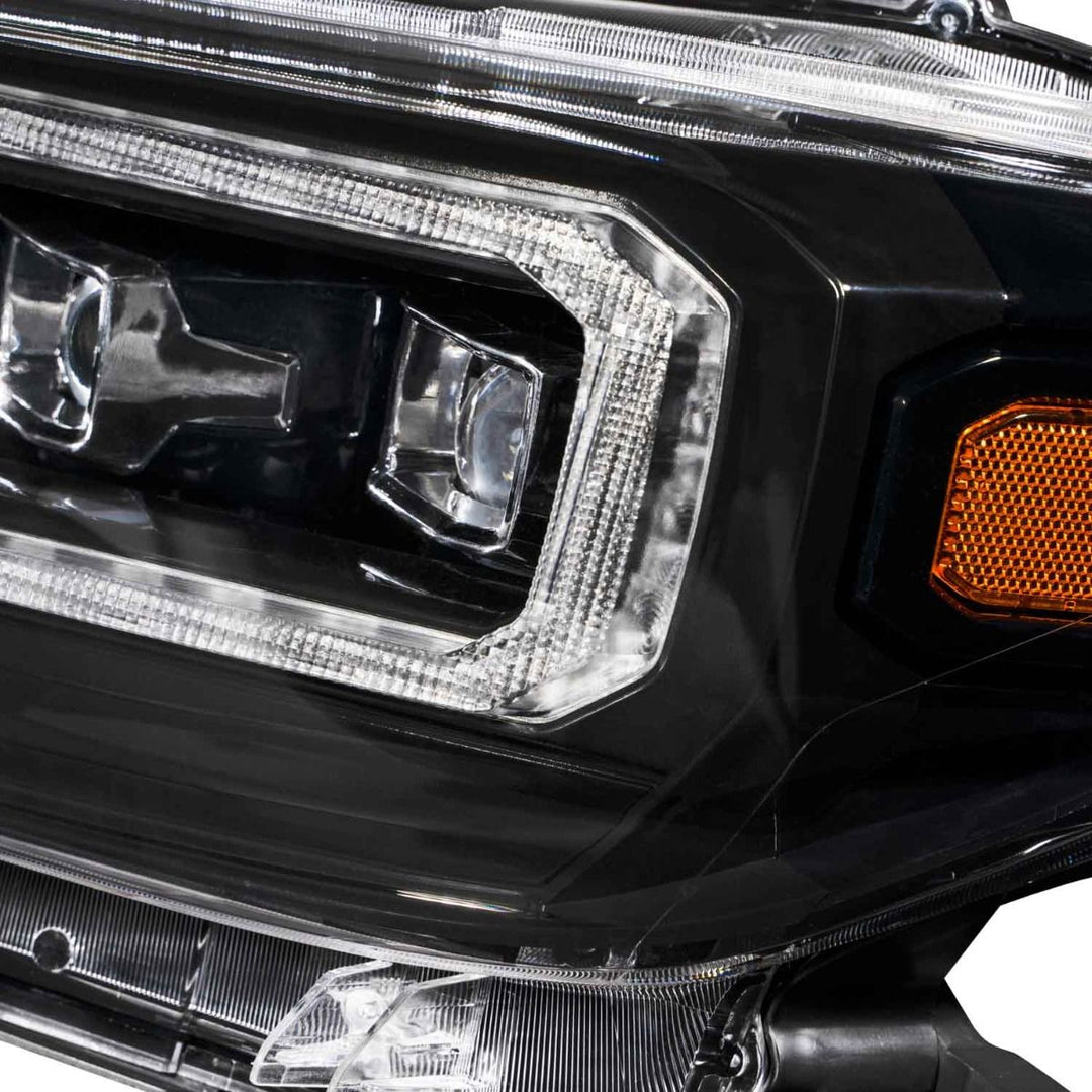 Form Lighting 2016-2023 Toyota Tacoma Sequential LED Projector Headlights (With Amber DRL)-FL0076-6