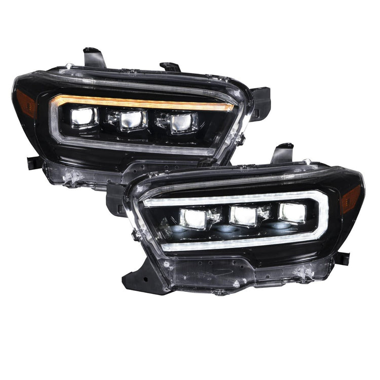 Form Lighting 2016-2023 Toyota Tacoma Sequential LED Projector Headlights (With White DRL)-FL0001-2