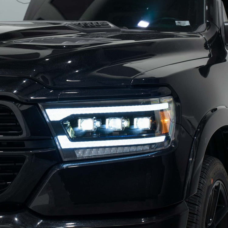 Form Lighting 2019-2024 Ram 1500 Sequential LED Projector Headlights (pair)-FL0015-4