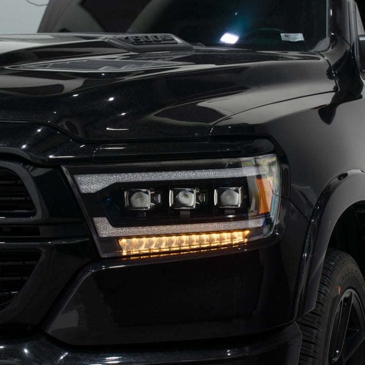 Form Lighting 2019-2024 Ram 1500 Sequential LED Projector Headlights (pair)-FL0015-6