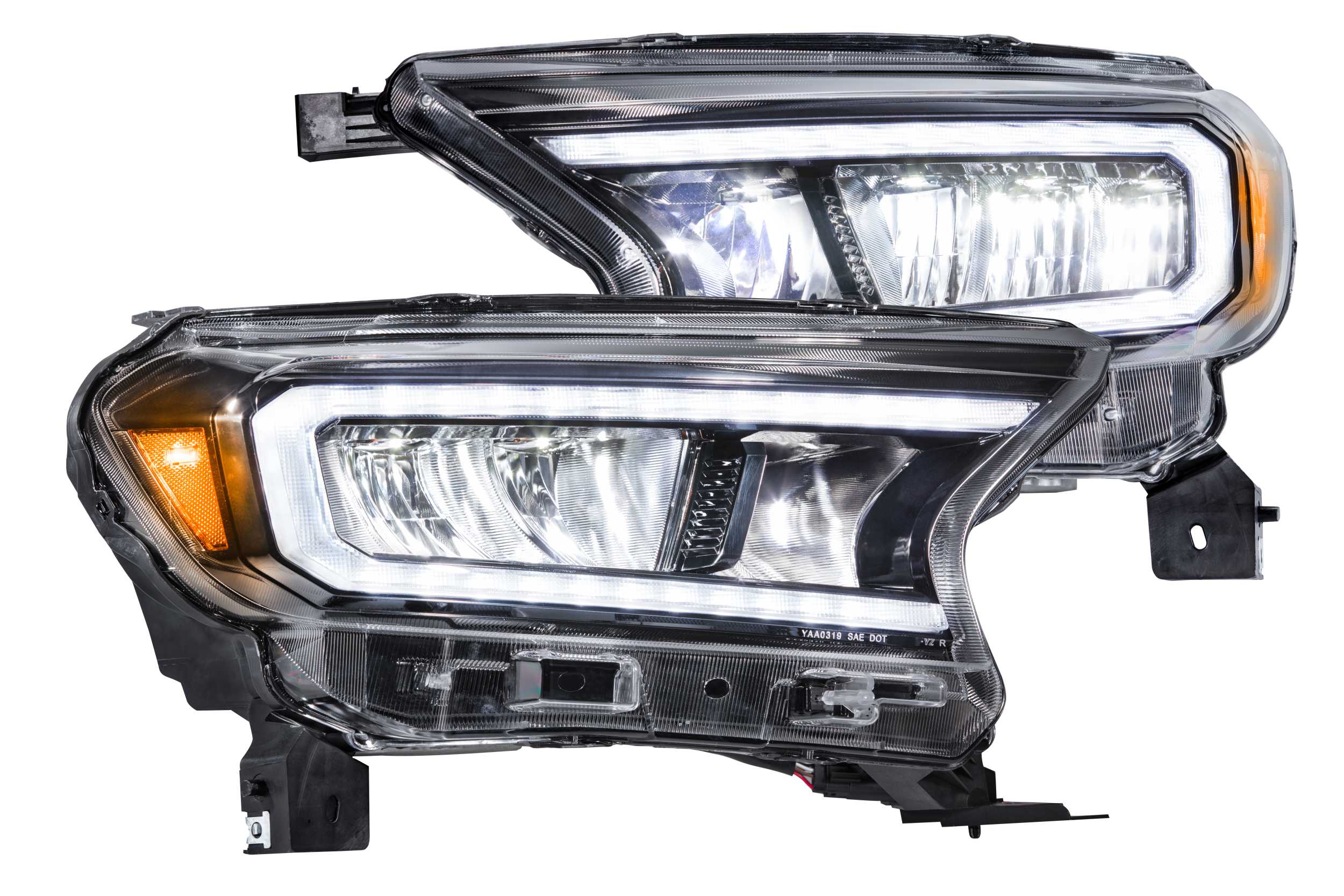 GTR Carbide LED Headlights: Ford Ranger (19-23) (Reflector LED / Pair)-GTR.HL05-3