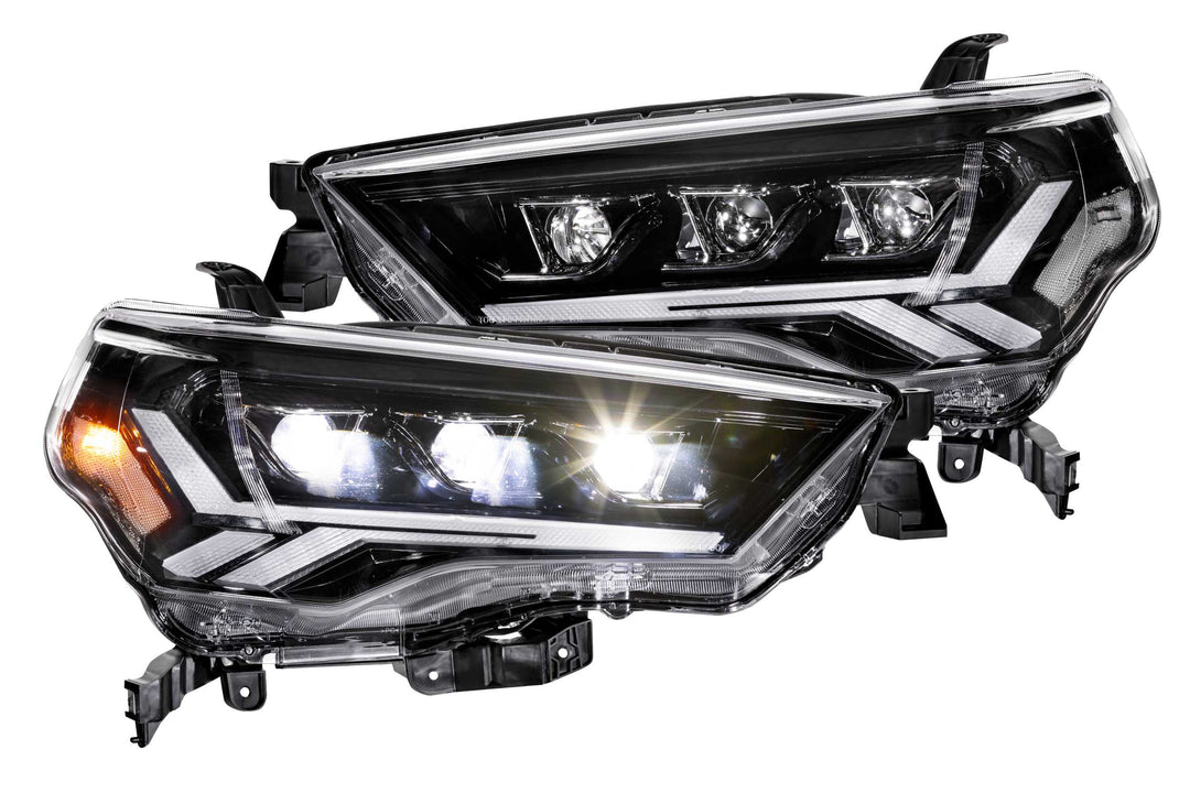 GTR Carbide LED Headlights: Toyota 4Runner (14-24) (Pair / Amber Sidemarker)-GTR.HL20-1