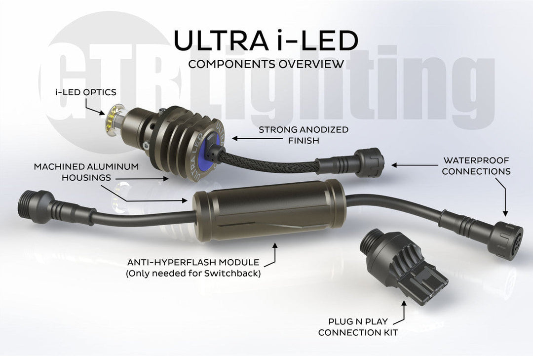 GTR i-LED Ultra: Hyperflash Adapters (Pair)-LED904-1