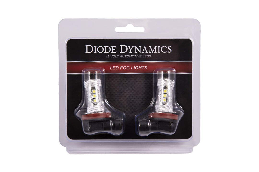 H8 XP80 Cool White LED Bulbs Diode Dynamics-dd0187p-1