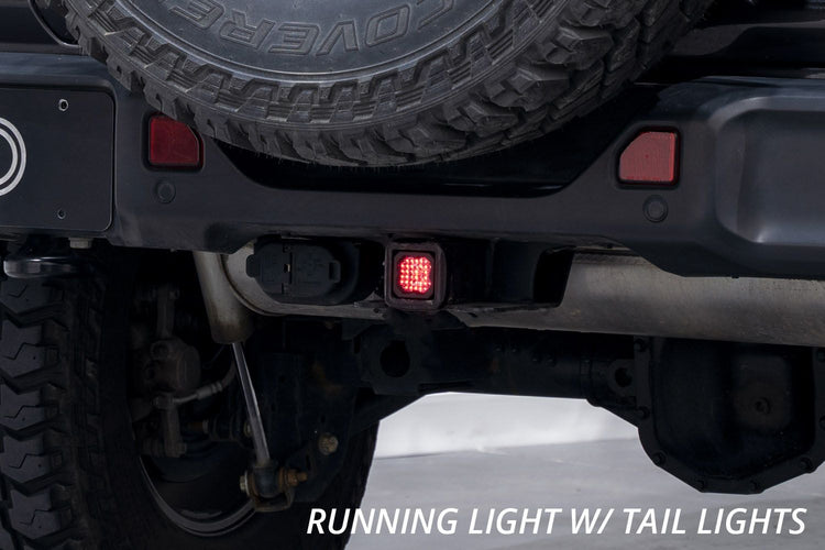 HitchMount LED Pod Reverse Kit For 2018-2024 Jeep Wrangler-3