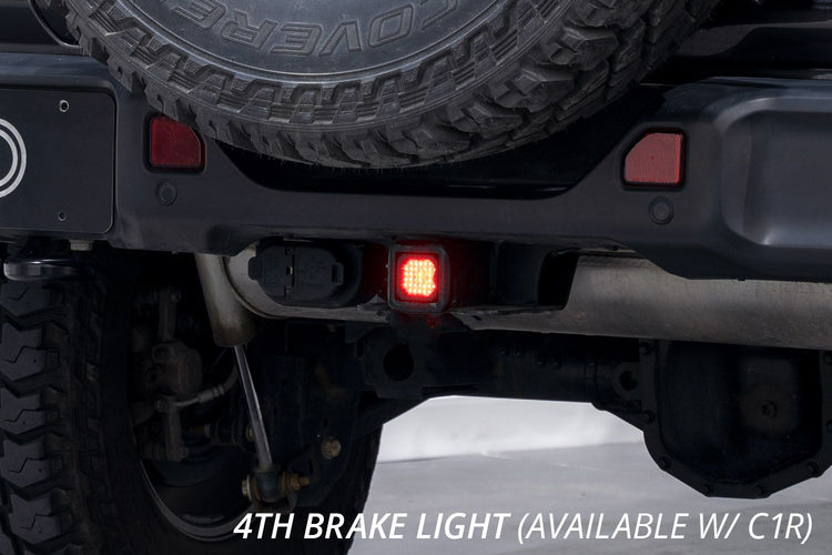 HitchMount LED Pod Reverse Kit For 2018-2024 Jeep Wrangler-4