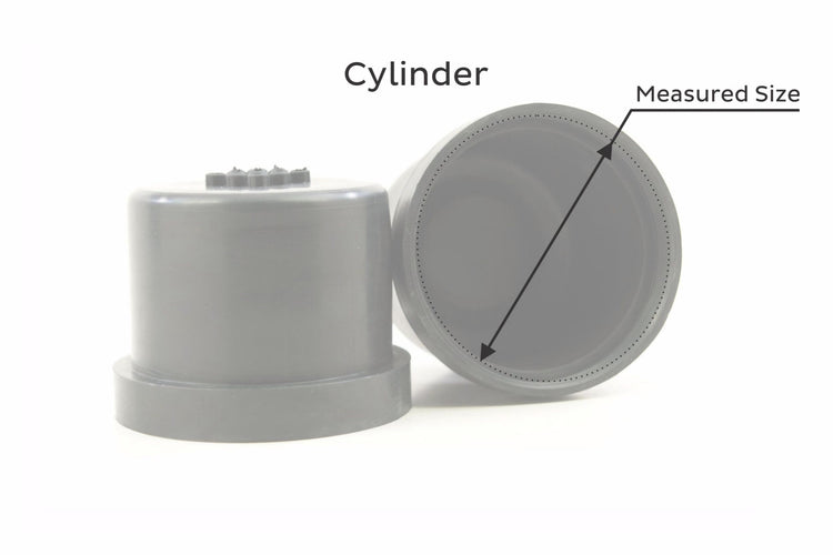 Housing Cap: Cylinder (75mm)-A282-1