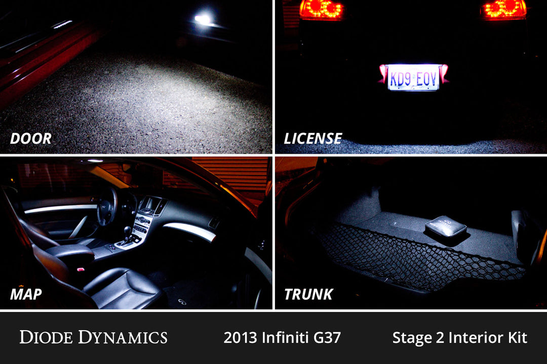 Interior LED Kit for 2007-2015 Infiniti G37 Sedan-2